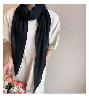 Стилен триъгълен шал, женски памук спално бельо, шалове, Обикновена шалове, Универсална декоративна малък шал, Корейската версия, шалове