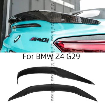 За BMW Z4 G29 TRD Style Заден спойлер от въглеродни влакна, крило на багажника 2019-2023 FRP с ковано желязо пити