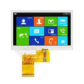 4.3-инчов IPS LCD tft дисплей 480x272 ярък промишлен контролен екран с съпротива докосване на екрана завод директни продажби electron