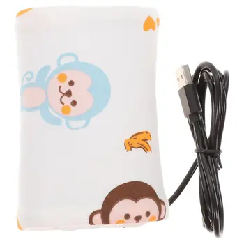 USB-нагревател за шишета с мляко и вода, количка, чанти нагревател бутилки за хранене на новороденото, преносими ястия хранене от шише