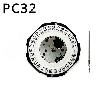Смяна на дата в кварцевом часова механизма Hattori PC32 на 3 часа Seiko