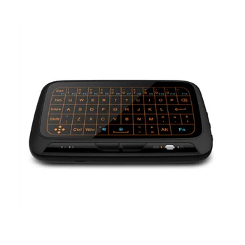 Мини безжична клавиатура H18 + H18 Плюс 2,4 Ghz с Пълна характеристика на подсветката на панела Air Mouse Клавиатура с подсветка
