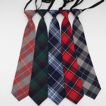 Мъжки мързелив тънка вратовръзка, тясна вратовръзка на райе, еластична лента с ширина 6,5 см., дължина 38 см, вечерни мъжки вратовръзки от полиестер