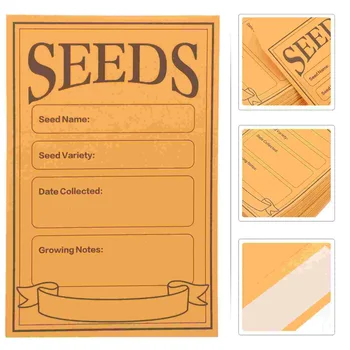 100 бр Малките пликове, Хартиени Пликове, Пликове за съхраняване на семена Пликове за семена от цветя