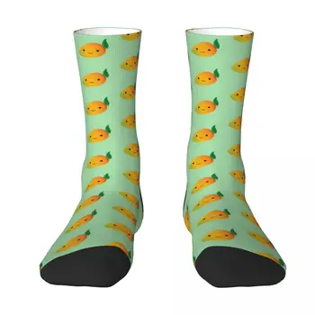 Сладки чорапи Kawaii Mango, модерни спортни чорапи, смешни чорапи, мъжки, Дамски чорапи