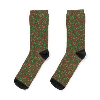 Коледни чорапи Wild Notes, чорапи за джогинг, чорапи до щиколоток, нескользящие футболни чорапи, мъжки и женски