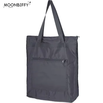 Сгъваема пазарска чанта с голям капацитет от непромокаем плат Оксфорд, множество чанта-тоут, чанта през рамо, Моющаяся чанта за съхранение на пазаруване, чанта