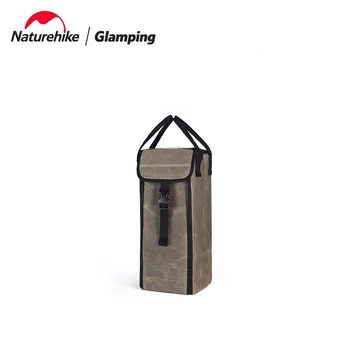 Чанта за походного фенер Naturehike, преносима чанта за съхранение на походного оборудване, холщовая чанта, водоустойчив лека чанта с цип с голяма дупка