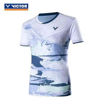 Тениска Victor, модерна спортна риза, дрехи за бадминтон, спортни дрехи поло с къс ръкав 2023 T-35000