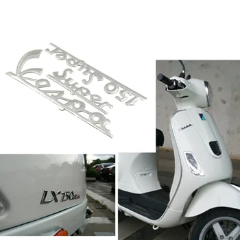 Значка с логото на Vespa Super LX150, стикер с логото на LX 150ie, стикер с логото на мотоциклети, скутери VESPA Three Signs