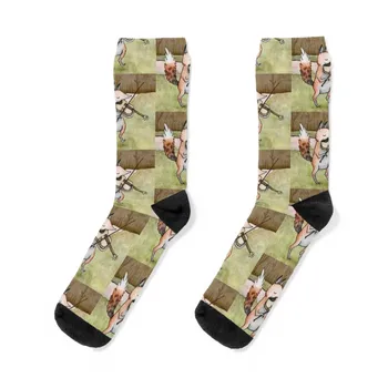 Чорапи Violin Fox идеи за подаръци за Свети Валентин мъжки чорапи памучни чорапи висококачествени мъжки спортни чорапи Чорапи за момичета Мъжки