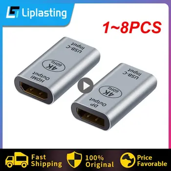 1-8 бр. Тип C за HDMI-съвместим USB адаптер-C към USB3.1/DP/VGA/Mini DP/RJ-45 4 ДО/ОТ 8 ДО 60 Hz Vedio Предаване за лаптоп Macbook Телефон