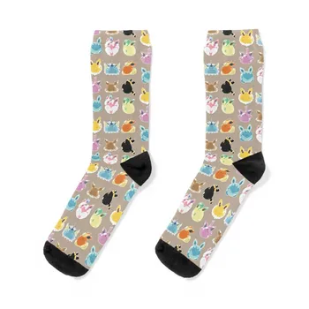 Чорапи Eeveelutions slimes, луксозни коледни чорапи, зимни термоноски, дамски и мъжки