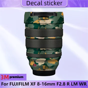 За FUJIFILM XF 8-16 мм F2.8 R LM WR Стикер на обектива Защитен Стикер на кожата Vinyl Амбалажна Фолио Против Надраскване Защитни покрития XF8-16, F/2.8