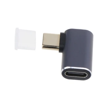 1 Опаковка от 100 Вата 40 Gbit/C Адаптер с USB PD Type C между мъжете и жените удължител 8k @ 60Hz Видео за USB 4, концентратор , таблет