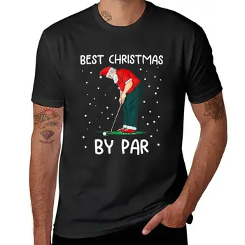 Най-доброто Коледа по номинална стойност, весел голф, празнична тениска за любителите на голфа, подарък за коледа, тениски по поръчка, създайте своя собствена тениска за мъже