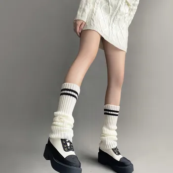 Зимни дамски чорапи в японски стил JK Lolita, сладък калъф за краката в стил Лолита