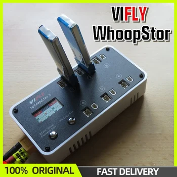 НОВ VIFLY WhoopStor 3 V3 6 Пристанища LIPO 1S LiHV Зарядно устройство Разрядник За съхранение на LCD TYPE-C DC TX60 За FPV-Дрона PH2.0 BT2.0