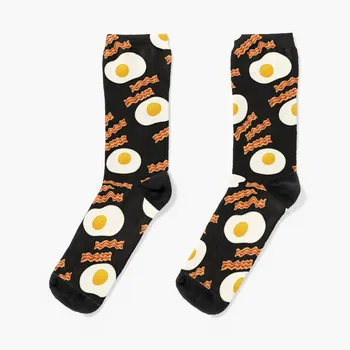 Чорапи с бекон и яйца на закуска зимни подаръци Чорапи за момчета Женски