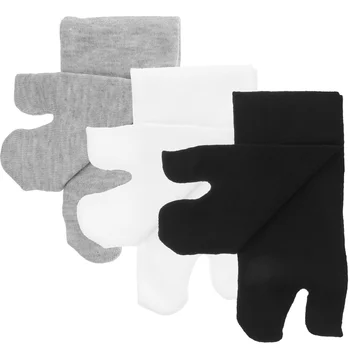3 двойки еластични чорапи-täby от полиестер и памук, дамски чорапи-чорапи (черни, бели и сиви)