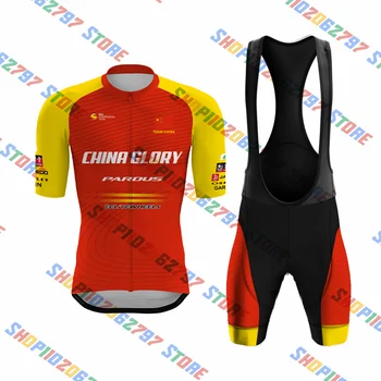2023 Китай Glory Комплект от вело-джърси, Летни дрехи, колоездене ризи на МТВ с къс ръкав, трико от вело-джърси