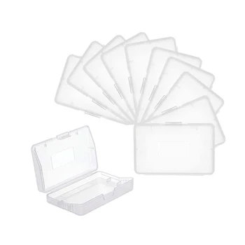 10 бр./компл. от прозрачна пластмаса, кутия за игра на тонер касети, чанта за Game Boy GBA SP GBM