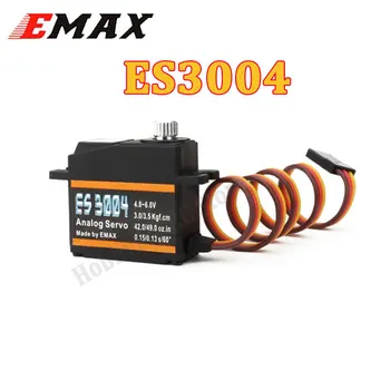 EMAX ES3004 20 грама 3,5 кг 0,13 сек. 23T Аналогов серво с метални предаването за обновяване на радиоуправляемого самолета ES3104