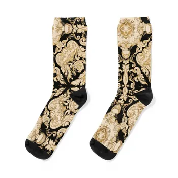Модерна Реколта мечта (черен фон) Чорапи, Коледни подаръци, детски чорапи компресия чорапи Дамски Мъжки Дамски чорапи