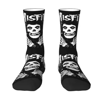Чорапи в стил хоррор пънк-рок-група Misfits, мъжки дамски топли модни чорапи за екипажа, на новост