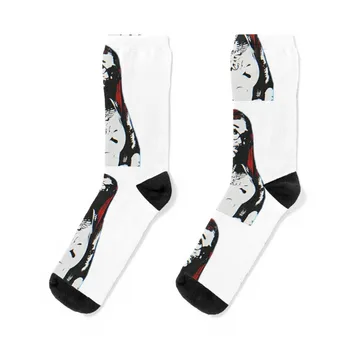Секси Червени чорапи коледен подарък луди Мъжки Чорапи Луксозна марка Дамски