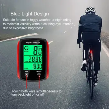 1 комплект светещи Чувствителни секундомеров Със сензорен екран, многофункционален Удароустойчив Велокомпьютер с добра издръжливост