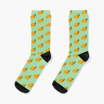 Сладки чорапи Kawaii Mango, забавни подаръци, эстетичные мъжки чорапи за ръгби, женски