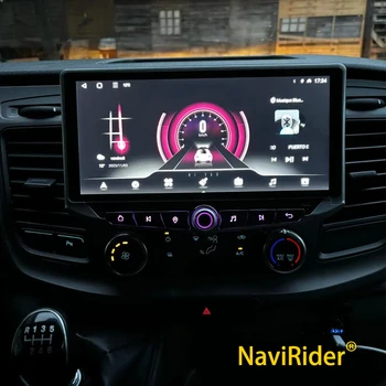 Android АВТОМАГНИТОЛА За Ford Transit T250 Tourneo Fiesta Ecosport 2017-2023 GPS QLED Екран Carplay Автоматично Мултимедиен Плейър