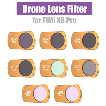 Комплекти, филтри НИ за FIMI X8 Pro ND4/ND8/ND16/ND32/CPL/UV Набор от филтри NDPL Филтър на обектива за аксесоари дрона FIMI X8 Pro