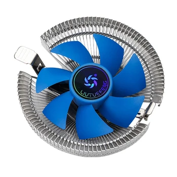 Охладител за процесора на Intel, AMD 775 1150 1155 3Pin Радиатор Корпус настолен Вентилатор за охлаждане