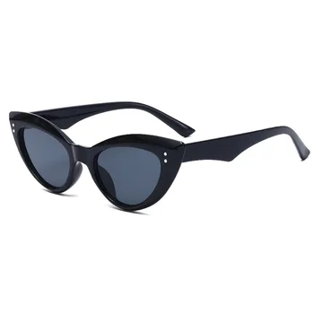 Класически Дамски Слънчеви Очила Cat Eye В Малка Рамка, Маркови Дизайнерски Черни Очила за Жени, UV400, Нюанси Oculos De Sol