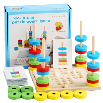 Детска Европейската игра на шах, Класически Забавни играчки, Магнитен блок, Обучение науката Дървена играчка-пъзел игра за възрастни