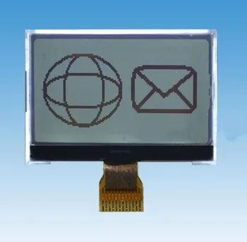12-ПИНОВ LCD дисплей SPI КПГ 12864 (такса/ без таксите) Контролер UC1701X с бяла подсветка