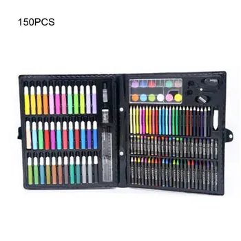 150 бр., Професионален цветен молив, бебешки комплекти за рисуване, Комплект цветни моливи, за деца-Colored Drawing Pencils Art Set