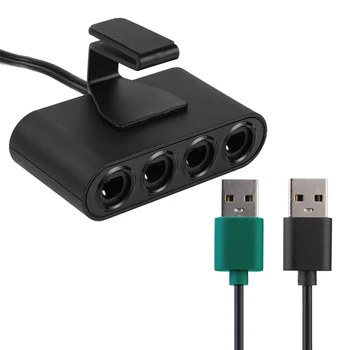 Конвертор GC контролер USB адаптер за монтиране на стена с подходящ за Nintend Switch /Wiiu / PC