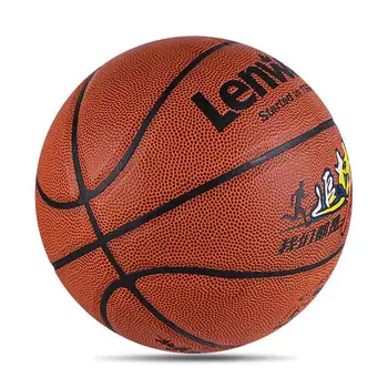 Стандартен размер на 7 Баскетболен топката от TPU, устойчив на абразия, с висок отскок, за тренировки на закрито и на открито, на Баскетболна топка за възрастни, Спортни съоръжения, Матчевый топката