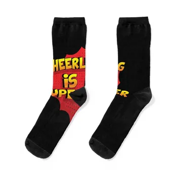 Мажоретките-ми суперсила Забавен дизайн Подарък чорапи за черлидинга чорапи мъжки спортни чорапи подарък мъжки чорапи Луксозна марка Дамски