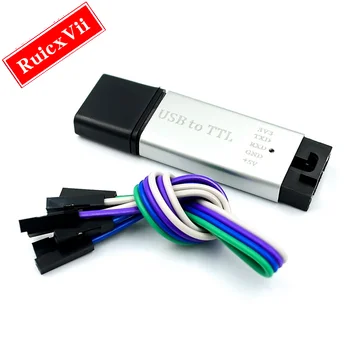 Алуминиев корпус CP2102 USB 2.0 към модул UART TTL 6Pin последователен преобразувател STC Заменя модул FT232 поддръжка 5 В/3.3v за arduino