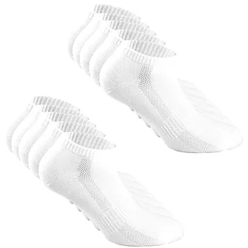 5 Чифта спортни чорапи до глезените със защита от мехури, дишащи памучни чорапи за бягане за мъже и жени