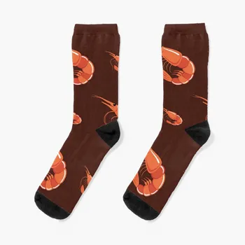 Чорапи с красив дизайн скариди, мини чорапи, черни чорапи, забавни чорапи new in's, мъжки чорапи, луксозни дамски чорапи