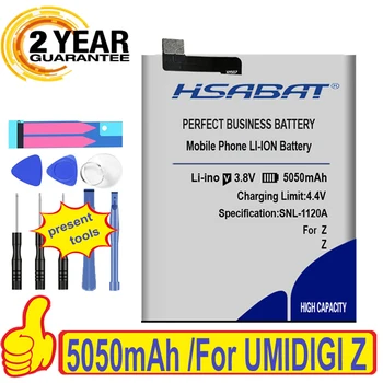 Батерия HSABAT 5050mAh Z за UMI Z Pro За UMI Z Pro литиево-йонна полимерна батерия UMI Umidigi Z