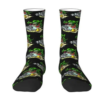 Чорапи с шарките на Плъхове Финк, Мъжки Дамски топли Модни чорапи с анимация, аниме, Мультяшная екип