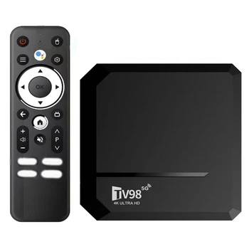Smart TV Box 2.4 /5G с двойно Wi-Fi, 3D мултимедиен плейър, за домашно кино, TV-конзола, штепсельная вилица ЕС, трайни