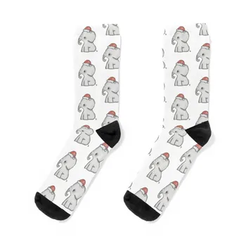 Коледни чорапи със слон, мъжки чорапи new in's, дамски чорапи, мъжки чорапи
