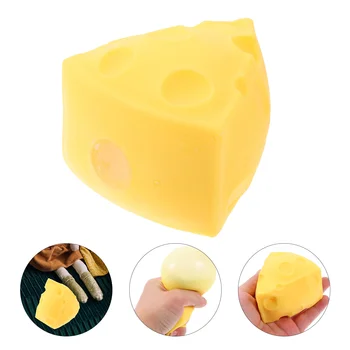 Забавна играчка за изстискване сирене, имитирующая играчка за изстискване сирене, играчка за декомпресия на фалшиви сирене